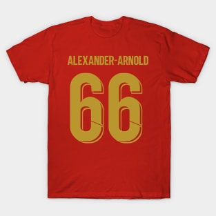 Trent Alexander Arnold Prem winner Gold T-Shirt